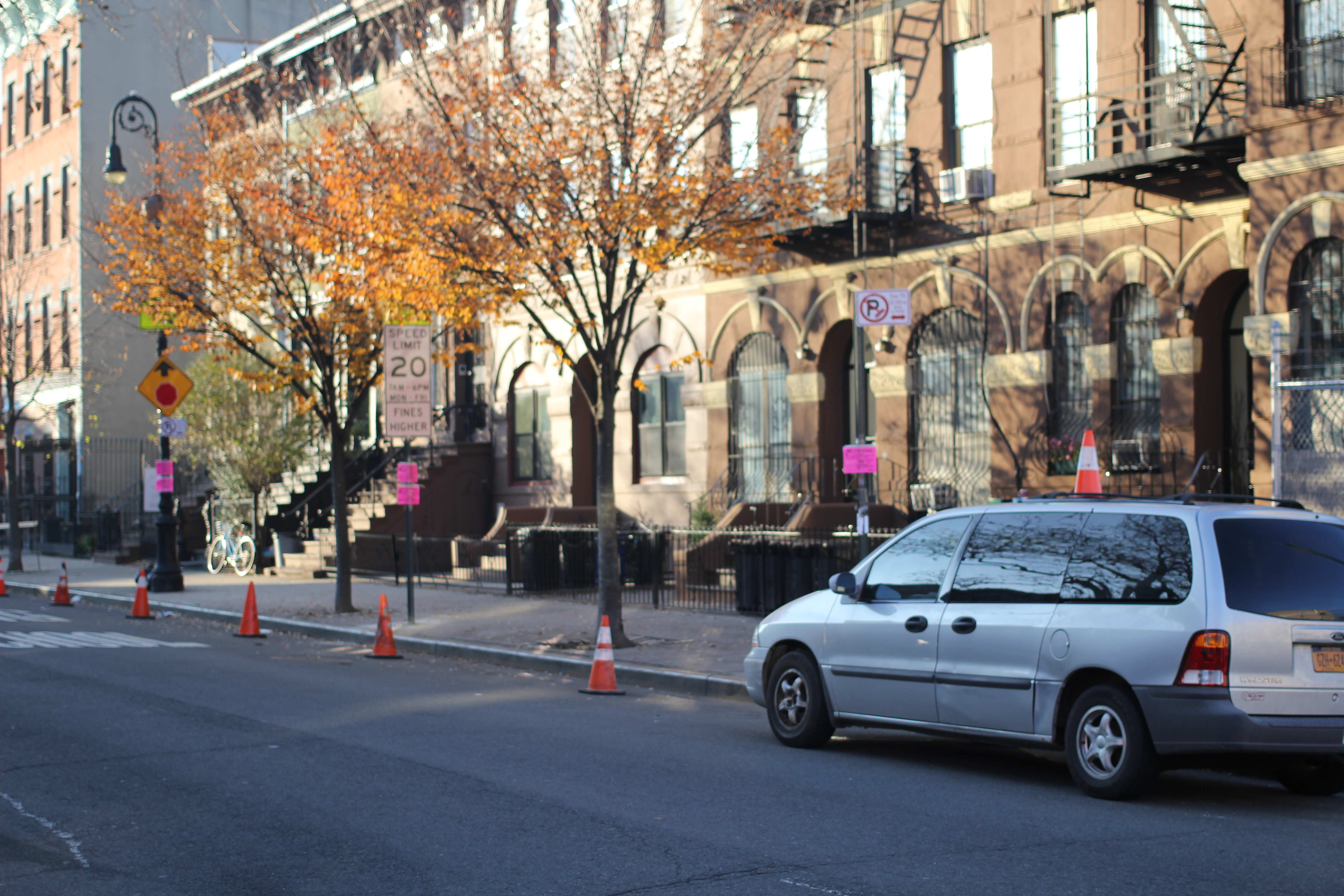 NYC parking coordination on set