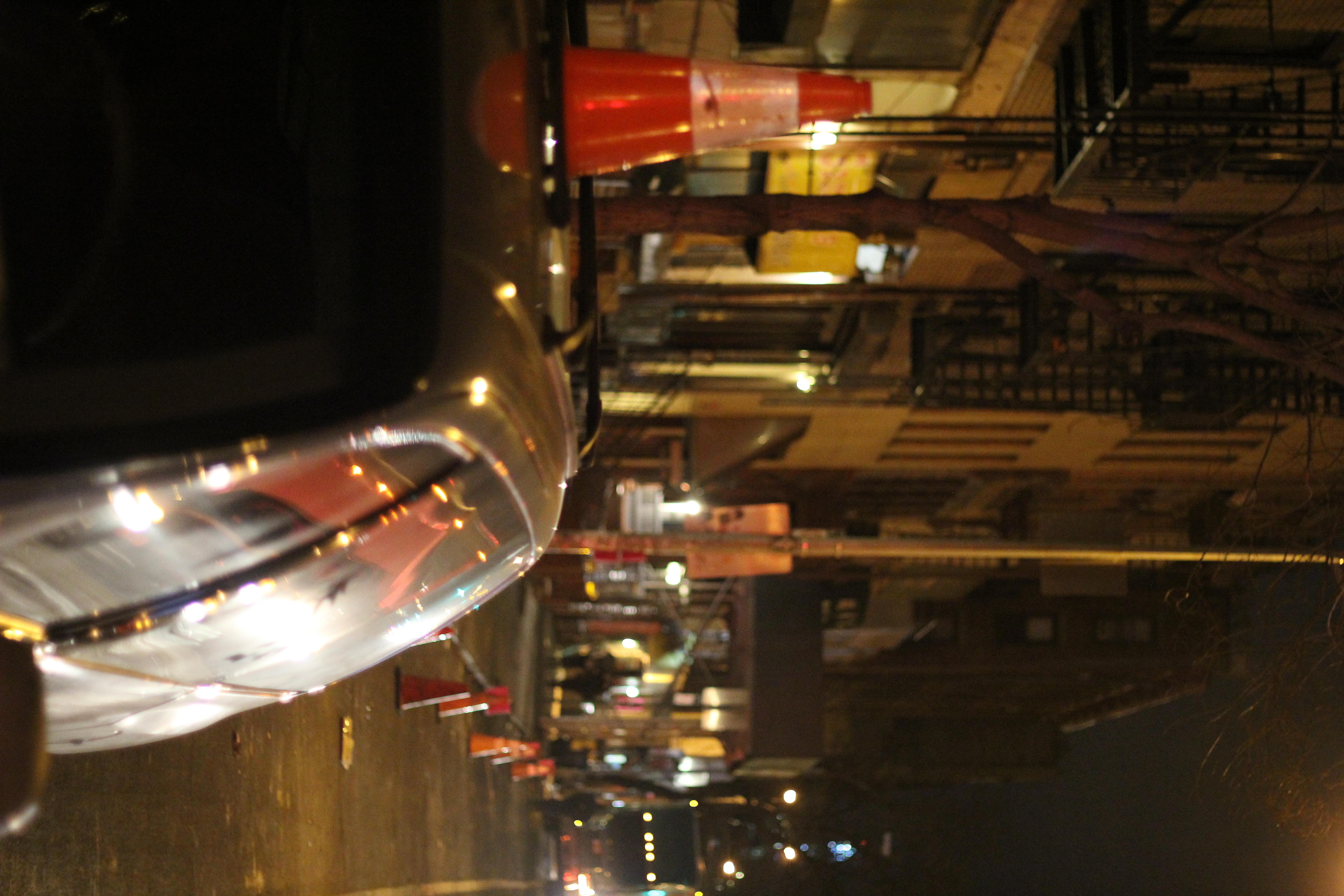 Street blocked for film production NYC