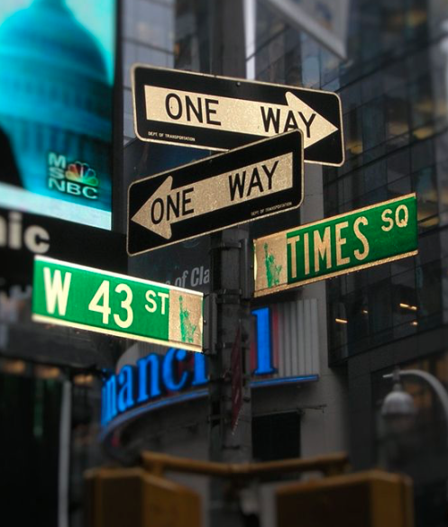 NYC street signs production